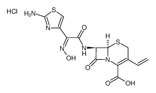 cefdinir hydrochloride Structure