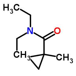 N,N-Diethyl-1-methylcyclopropanecarboxamide Structure