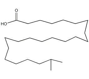 22-Methyl-tricosanoic acid Structure