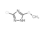 1H-1,2,4-Triazole,5-chloro-3-(methylthio)- Structure