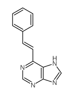 9H-Purine,6-(2-phenylethenyl)- structure