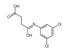 4-(3,5-dichloroanilino)-4-oxobutanoic acid结构式