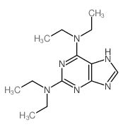 N,N,N,N-tetraethyl-5H-purine-2,6-diamine picture