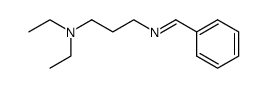 N,N-diethyl-N'-benzylidene-propanediyldiamine Structure