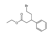 5-bromo-3-phenyl-valeric acid ethyl ester Structure