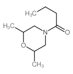 1-Butanone,1-(2,6-dimethyl-4-morpholinyl)-结构式