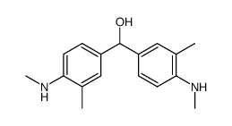 3,3'-Dimethyl-4,4'-bis-methylamino-benzhydrol结构式