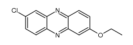 2-chloro-7-ethoxyphenazine结构式