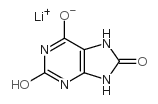 lithium,2,6-dioxo-3,7-dihydropurin-8-olate Structure