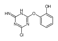 2-[(4-amino-6-chloro-1,3,5-triazin-2-yl)oxy]phenol Structure