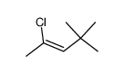 (Z)-2-Chlor-4,4-dimethyl-2-penten Structure