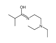 N-[2-(diethylamino)ethyl]-2-methylpropanamide结构式