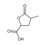 4-methyl-5-oxo-tetrahydro-furan-2-carboxylic acid Structure