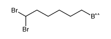 6,6-dibromohexylboron Structure