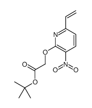 tert-butyl 2-(6-ethenyl-3-nitropyridin-2-yl)oxyacetate Structure