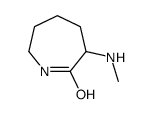 hexahydro-3-(methylamino)-2H-azepin-2-one structure