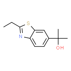 6-Benzothiazolemethanol,2-ethyl-alpha,alpha-dimethyl-(9CI)结构式