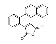 chrysene-5,6-dicarboxylic acid-anhydride Structure