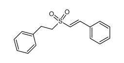 (E)-1-(β-Phenylethylsulfonyl)-2-phenyl-ethen Structure