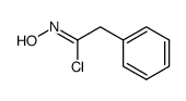 N-hydroxy-2-phenylacetimidoyl chloride结构式