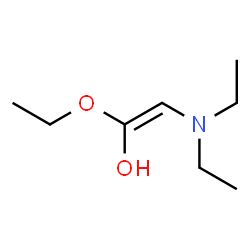 Ethenol, 2-(diethylamino)-1-ethoxy-, (E)- (9CI) Structure