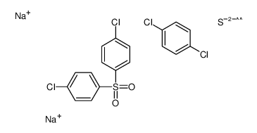 disodium,1-chloro-4-(4-chlorophenyl)sulfonylbenzene,1,4-dichlorobenzene,sulfide结构式