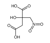 2-hydroxy-3-nitro-1,2-propanedicarboxylic acid结构式