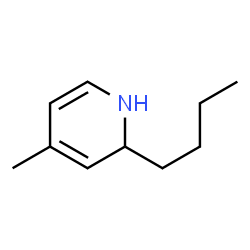 Pyridine, 2-butyl-1,2-dihydro-4-methyl- (9CI) Structure