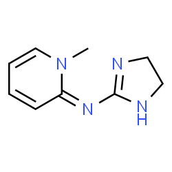 1H-Imidazol-2-amine,4,5-dihydro-N-(1-methyl-2(1H)-pyridinylidene)- structure