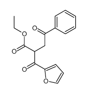 α-(2-Furylcarbonyl)-γ-oxobenzolbutansaeure-ethylester结构式