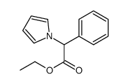 ETHYL 2-PHENYL-2-(1H-PYRROL-1-YL)ACETATE Structure