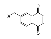 6-(bromomethyl)-1,4-naphthoquinone Structure