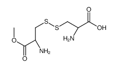 (2R)-2-amino-3-[[(2R)-2-amino-3-methoxy-3-oxopropyl]disulfanyl]propanoic acid Structure