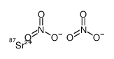 strontium-87(2+),dinitrate Structure