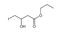 propyl 3-hydroxy-4-iodobutanoate Structure