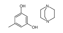 1,4-diazabicyclo[2.2.2]octane,5-methylbenzene-1,3-diol结构式