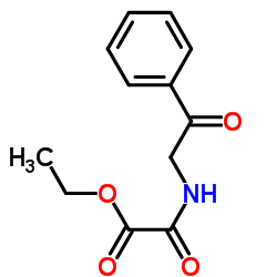 Ethyl 2-oxo-2-((2-oxo-2-phenylethyl)amino)acetate structure