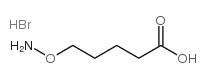 5-(AMINOOXY)PENTANOIC ACID, HYDROBROMIDE Structure