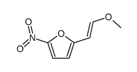 2-(2-methoxyethenyl)-5-nitrofuran结构式