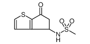 N-(6-OXO-5,6-DIHYDRO-4H-CYCLOPENTA[B]THIOPHEN-4-YL)METHANESULFONAMIDE picture