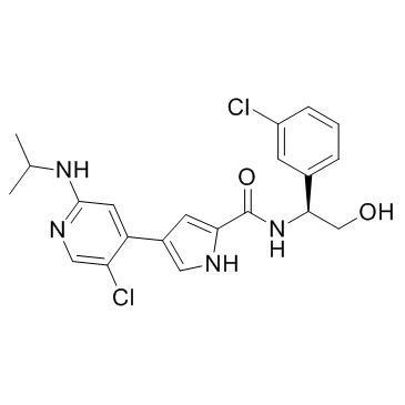 优立替尼结构式