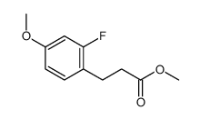 Benzenepropanoic acid, 2-fluoro-4-Methoxy-, Methyl ester picture