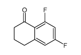 6,8-二氟-3,4-二氢萘-1(2H)-星空app结构式