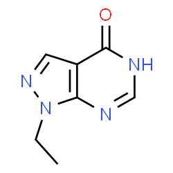 1-ethyl-1H-pyrazolo[3,4-d]pyrimidin-4(5H)-one Structure