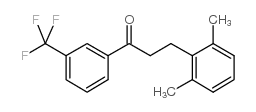 3-(2,6-DIMETHYLPHENYL)-3'-TRIFLUOROMETHYLPROPIOPHENONE structure