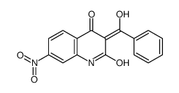 (3E)-3-[hydroxy(phenyl)methylidene]-7-nitro-1H-quinoline-2,4-dione Structure