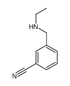 3-((乙基氨基)甲基)苯甲腈结构式