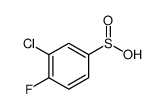 Benzenesulfinic acid, 3-chloro-4-fluoro结构式