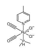 [(trimethylphosphne)(γ-picoline)Ru(CO)2Cl2] Structure