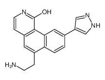 6-(2-aminoethyl)-9-(1H-pyrazol-4-yl)-2H-benzo[h]isoquinolin-1-one Structure